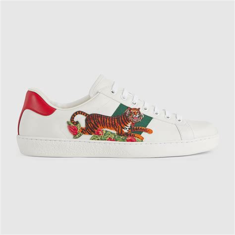 gucci shoes with tiger on side|Gucci tiger for sale.